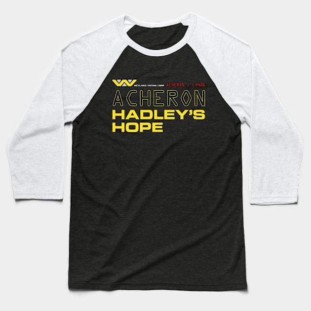 LV426 - Acheron Hadleys Hope Baseball T-Shirt by Meta Cortex